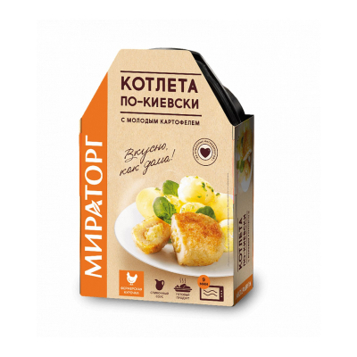 Изображение товара Котлета Мираторг По-киевски с картофельным пюре 260 г Изображение товара Котлета Мираторг По-киевски с картофельным пюре 260 г