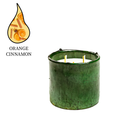 Изображение товара Аромасвеча Nour Bougie Tamgrout Orange Cinnamon 900 г для уюта и роскоши