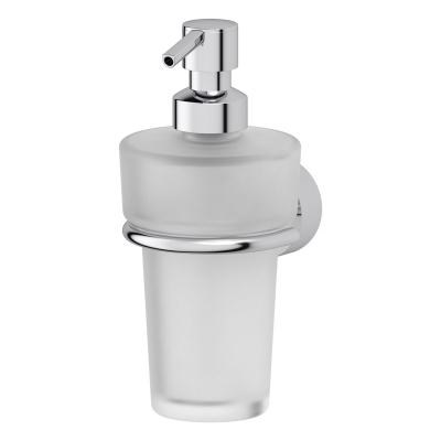 Изображение товара Держатель с дозатором жидкого мыла FBS NOS 009 хром и матовый хрусталь