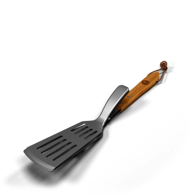 Изображение товара Щипцы-лопатка для барбекю 800 Degrees Food Tongs & Turner 40 см нержавеющая сталь бамбук