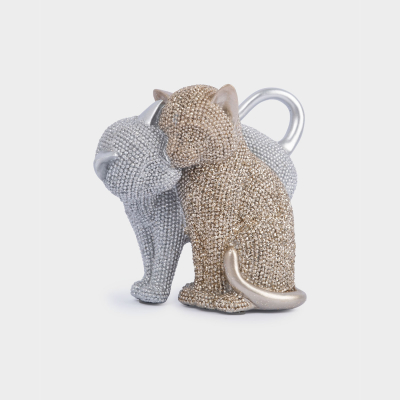 Изображение товара Статуэтка Anna Lafarg влюбленные коты amulet 16x9,5x13 см