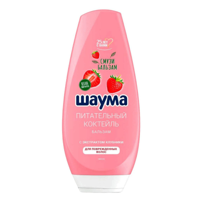 Изображение товара Бальзам для волос Шаума Питательный коктейль, восстановление и блеск, 300 мл