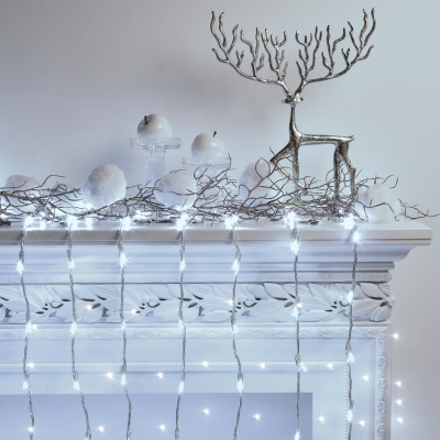 Изображение товара Электрогирлянда новогодняя Reason 150 LED 3м для улицы холодный белый IP44