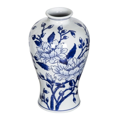 Изображение товара Ваза Glasar 20х20х33 см из фарфора белого цвета для интерьера Изображение товара Ваза Glasar 20х20х33 см из фарфора белого цвета для интерьера