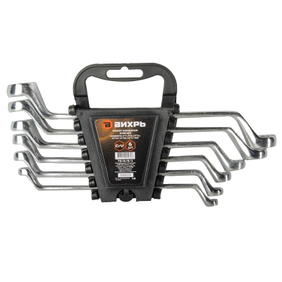 Изображение товара Набор накидных ключей Вихрь 6 шт 6-17 мм универсальный инструмент