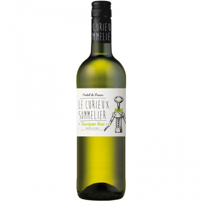 Изображение товара Вино белое сухое "Le Curieux Sommelier" Sauvignon Blanc 0,75 л