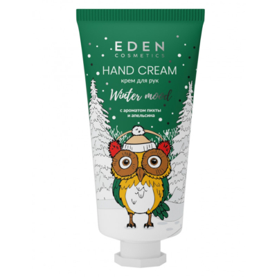 Изображение товара Крем для рук Eden winter mood green с экстрактом апельсина и эфирным маслом пихты 50 мл