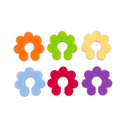 Изображение товара Набор маркеров для бокалов HomeFeel 6шт мультиколор силикон