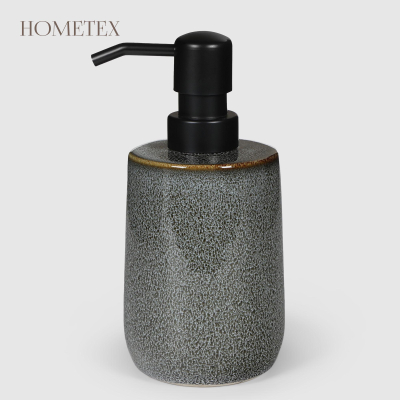 Изображение товара Диспенсер для жидкого мыла Hometex из керамики черный камень