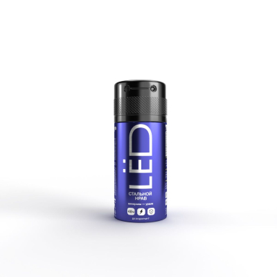 Изображение товара Дезодорант-спрей LED мужской стальной нрав 150 мл