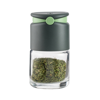 Изображение товара Банка для специй Lekue 80 мл стекло пластик прозрачный зеленый серый компактная