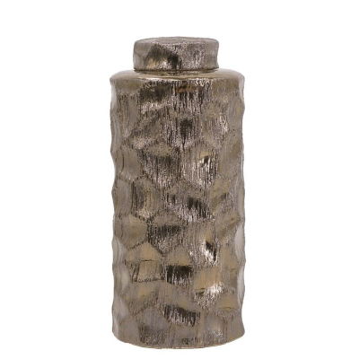 Изображение товара Ваза с крышкой Glasar 14х14х33 см