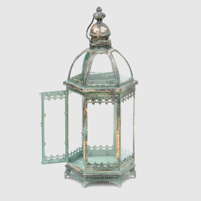 Изображение товара Декоративный фонарь French garden бронза антик 27,5х24х64,5 см