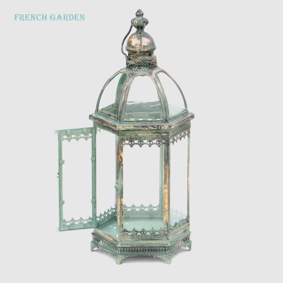 Изображение товара Декоративный фонарь French garden бронза антик 27,5х24х64,5 см
