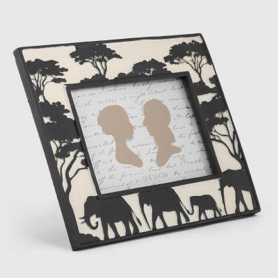 Изображение товара Фоторамка Kimberley джунгли 17.4x1.2x22.4 см черно-белая Изображение товара Фоторамка Kimberley джунгли 17.4x1.2x22.4 см черно-белая
