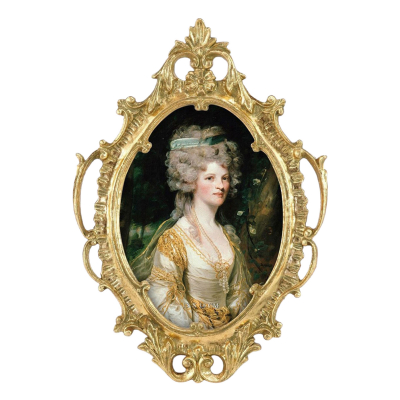 Изображение товара Настольная фоторамка Glasar 19x2x27 см овальная из полисмолы