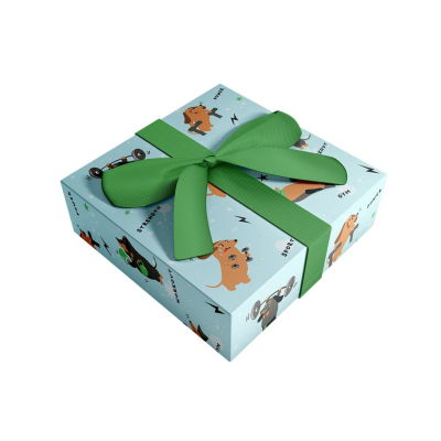 Изображение товара Бумага для подарков Hobby голубого цвета 70х100 см