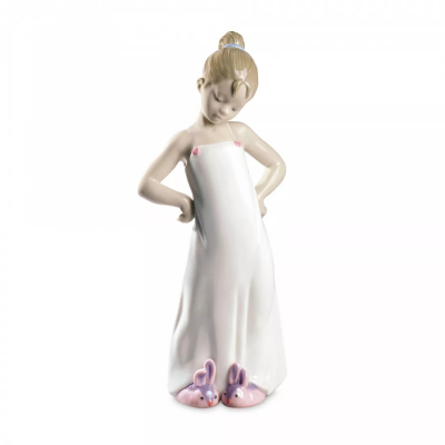 Изображение товара Фигурка NAO Тапочки с кроликами 25х11х8 см декоративное изделие из фарфора