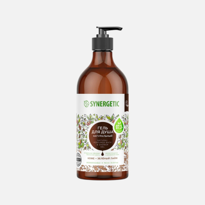 Изображение товара Гель для душа Synergetic Кофе и зеленый лайм 750 мл универсальный уход Изображение товара Гель для душа Synergetic Кофе и зеленый лайм 750 мл универсальный уход