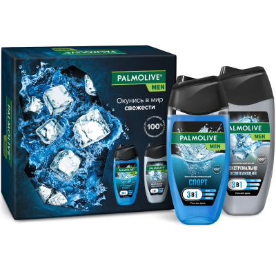 Изображение товара Подарочный набор Palmolive Men Спорт и Арктический Ветер 2 предмета