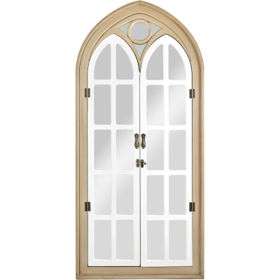 Изображение товара Настенное зеркало Glasar дворцовое 60х4х130 из дерева с открывающимися створками Изображение товара Настенное зеркало Glasar дворцовое 60х4х130 из дерева с открывающимися створками