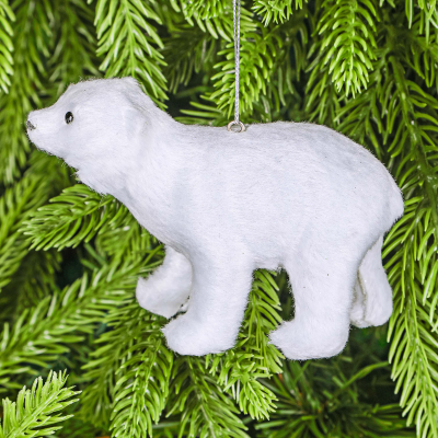 Изображение товара Игрушка ёлочная Kurt S. Adler медведь полярный 8 см