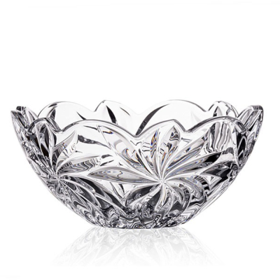 Изображение товара Декоративное блюдо Flora 28 см из чешского хрусталя Aurum-Crystal