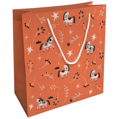 Изображение товара Подарочный пакет Be Smart Lucky красный 32x32 см для подарков