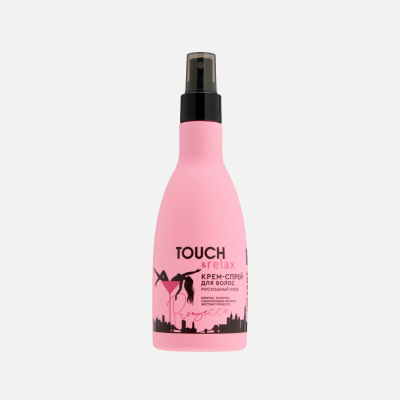 Изображение товара Крем-спрей для волос Touch&Relax Роскошный уход 250 мл для всех типов волос Изображение товара Крем-спрей для волос Touch&Relax Роскошный уход 250 мл для всех типов волос