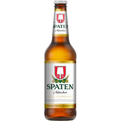 Изображение товара Пиво светлое фильтрованное Spaten, Munchen , 0.45 л Изображение товара Пиво светлое фильтрованное Spaten, Munchen , 0.45 л