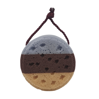 Изображение товара Губка для тела Maeth My spa day круглая коричневая Изображение товара Губка для тела Maeth My spa day круглая коричневая