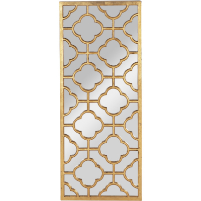 Изображение товара Зеркало Glasar Раджастан золотистое 118x3x48 см настенное для интерьера