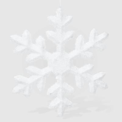 Изображение товара Снежинка подвесная James arts белая 25x2x25 см для елки и декора