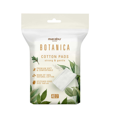 Изображение товара Пады ватные Marabu Botanica зип-пакет 40 шт 6х8 см
