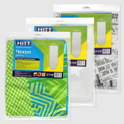 Изображение товара Чехол для гладильной доски Hitt 114х37 см х/б, размер s в ассортименте