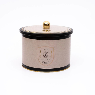 Изображение товара Емкость Evle linen texture 2.9 литра металлическая банка для хранения