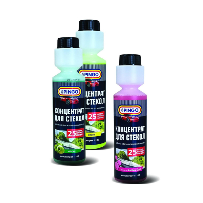 Изображение товара Концентрат для стекол с дозатором 250 мл Pingo Яблоко 85030-7