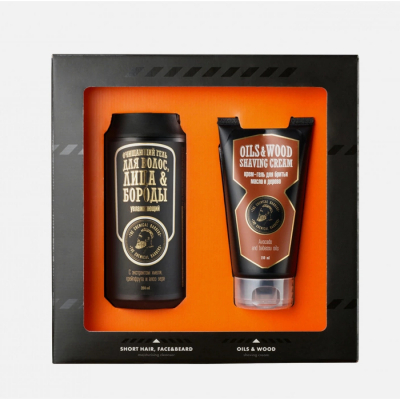 Изображение товара Подарочный набор The Chemical Barbers Лицо и борода Крем для бритья и Гель для душа 3в1