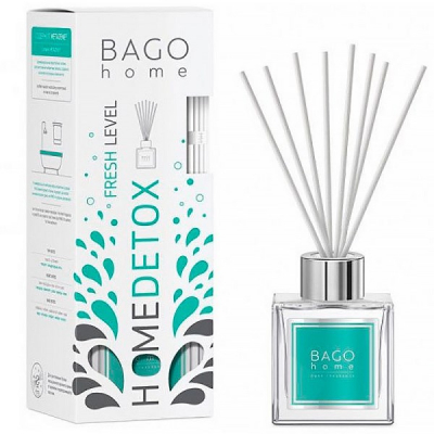 Изображение товара Ароматический диффузор BAGO home DETOX Свежий нейтрализатор запахов 50 мл Изображение товара Ароматический диффузор BAGO home DETOX Свежий нейтрализатор запахов 50 мл