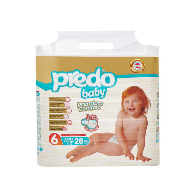 Изображение товара Подгузники Predo Baby No 6 для детей 15+ кг, 28 шт - мягкие и надежные Изображение товара Подгузники Predo Baby No 6 для детей 15+ кг, 28 шт - мягкие и надежные