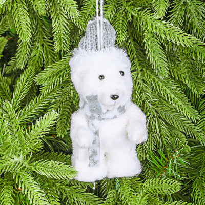 Изображение товара Декор на ёлку James arts медведь 10х7х17 см