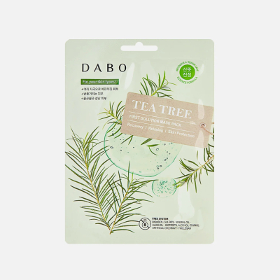 Изображение товара Маска тканевая для лица Dabo с экстрактом чайного дерева 23 г для ухода за кожей