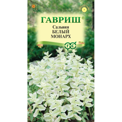 Изображение товара Семена Гавриш Сальвия Белый монарх (хорминум)x 0,05 г