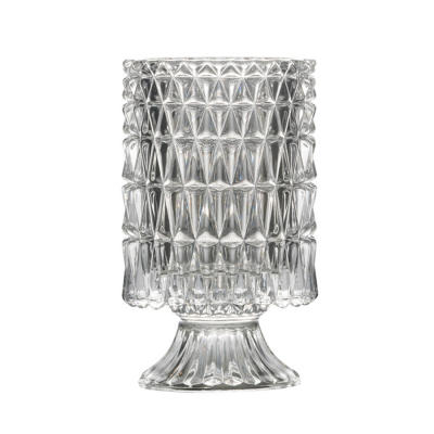 Изображение товара Стеклянная ваза Glasar 11x11x18 см для интерьера и декора