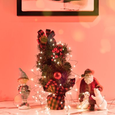 Изображение товара Электрогирлянда Reason 100 LED теплый белый аккумуляторная внутри и снаружи