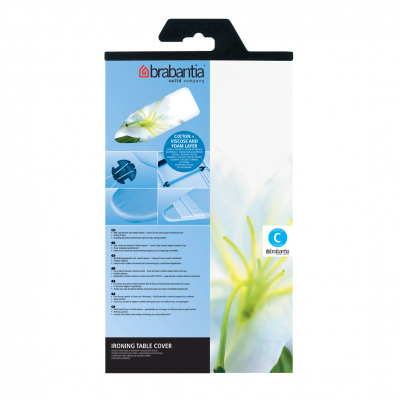 Изображение товара Чехол Brabantia для гладильной доски 124х45 см хлопок Изображение товара Чехол Brabantia для гладильной доски 124х45 см хлопок