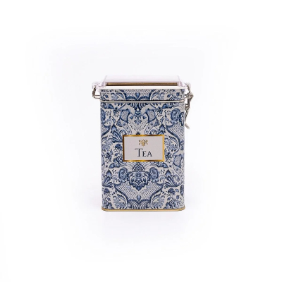 Изображение товара Емкость с крышкой Evle blue & white er043y2 металлическая, 1 л