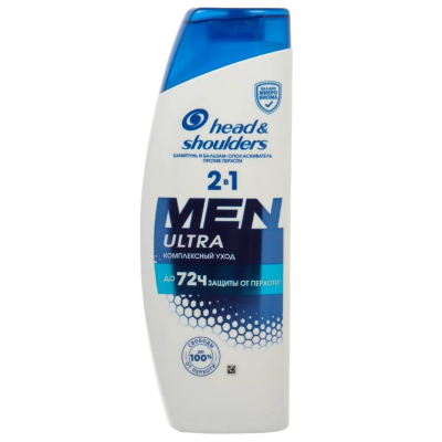 Изображение товара Шампунь для волос Head & Shoulders против перхоти комплексный уход 360 мл Изображение товара Шампунь для волос Head & Shoulders против перхоти комплексный уход 360 мл