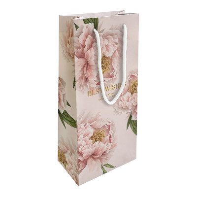 Изображение товара Пакет подарочный Be Smart Peony персиковый 15х32 см