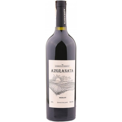 Изображение товара Вино красное полусладкое Az-Granata Merlot 0,75 л